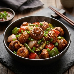 Mushroom Chilli