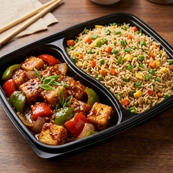 Chilli Paneer Fried Rice