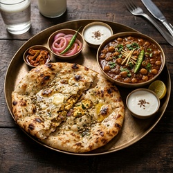 Kulcha Paneer Chhola (1 Piece)