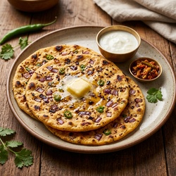 Onion Missi Roti