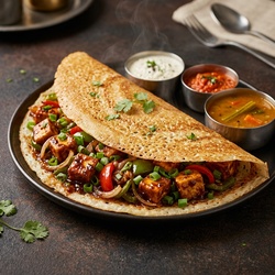 Paneer Chilli Dosa