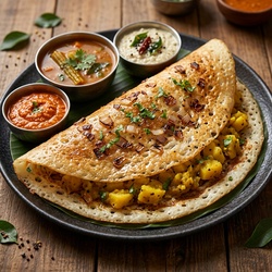 Onion Masala Dosa