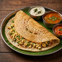 Rava Paneer Dosa