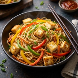 Paneer Hakka Noodles