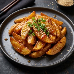 Honey Chilli Potato
