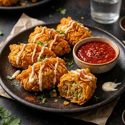 Veg Kurkure Momos
