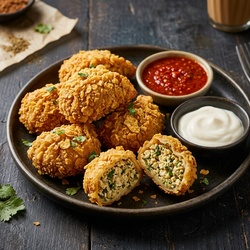 Paneer Kurkure Momos