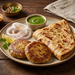 Kabab + 1 Paratha