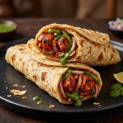 Masala Chaap Roll (1 Pc)