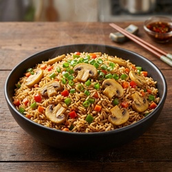 Mushroom Fried Rice