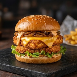 Cheese Paneer Burger