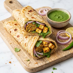 Paneer Kabab Roll