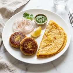 Veg Kabab Paratha