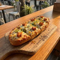 Paneer Cheese Garlic Bread