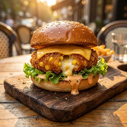 Cheese Corn Burger