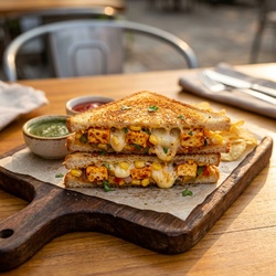 Paneer Cheese Corn Sandwich