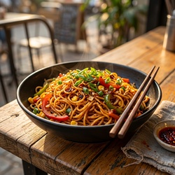 Veg Schezwan Maggi