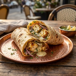 Malai Paneer Roll