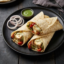 Paneer Malai Tikka Roll