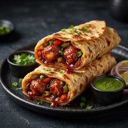 Sweet and Chilly Chaap Roll