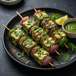 Paneer Pudina Tikka