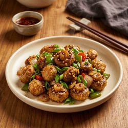 Chilly Mushroom Dry