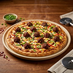 Veg Manchurian Cheese Pizza