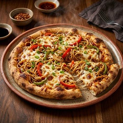 Noodle Cheese Pizza